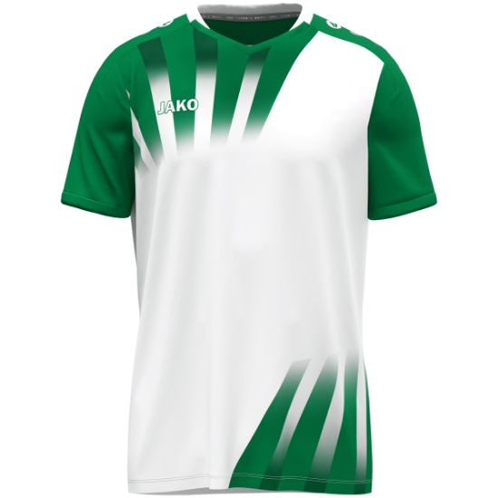 Afbeeldingen van Shirt Vintage KM wit/groen