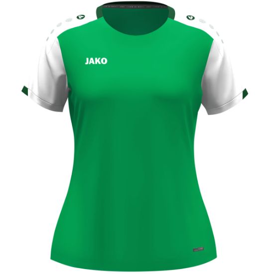 Afbeeldingen van T-Shirt Dynamic damesmaten groen/wit/donkergroen