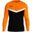 Afbeeldingen van Sweater Iconic zwart/fluo oranje