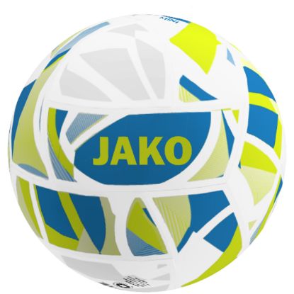 Afbeeldingen van Minibal Iconic wit/JAKO blauw/fluogeel